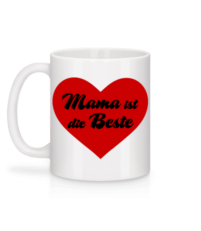Vorschau: Mama Ist Die Beste - Tasse - Weiß - Hinten