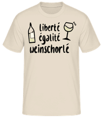 Liberte Egalite Weinschorle · Männer Basic T-Shirt