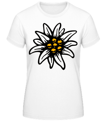 Edelweiss 3 - Camiseta básica de mujer - Blanco - delante