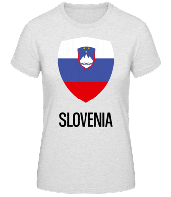 Slovenia - Women's Basic T-Shirt - Heather grey - Front