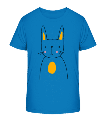 Cute Rabbit - Camiseta orgánica para niños Stanley Stella 2.0 - Azul real - delante