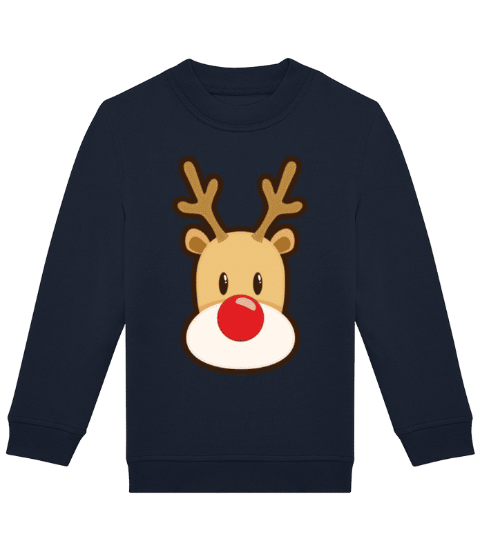 Náhled: Logo sobu 1 - Dětská standardní mikina - Namořnická modrá - Napřed