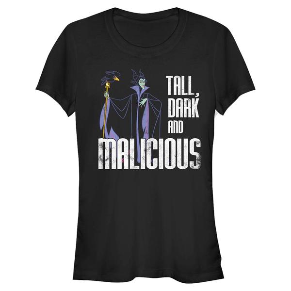 Aperçu: Disney - Sleeping Beauty - Maleficent Tall N Dark - Femme T-shirt - Noir - Devant