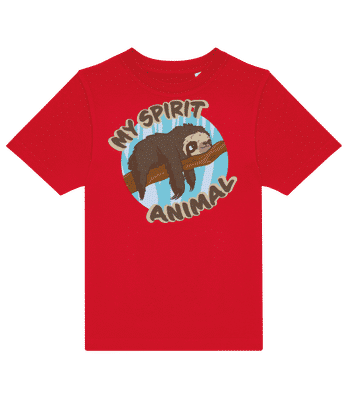 My Spirit Animal - T-shirt enfants B&C - Rouge - Devant