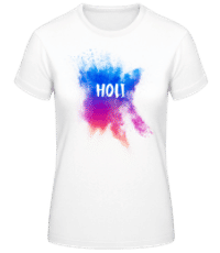 Holi Color Bomb - T-shirt standard Femme - Blanc - Devant