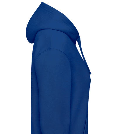 Sweat à capuche standard pour femme - Bleu royal - Droite