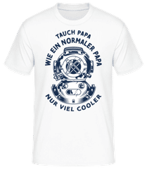 Taucher Papa Wie Normal Nur Cooler · Männer Basic T-Shirt