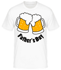 Father's Day Beer 2 Glasses · Pánské tričko B&C