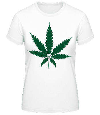 Cannabis - T-shirt femme B&C - Blanc - Devant