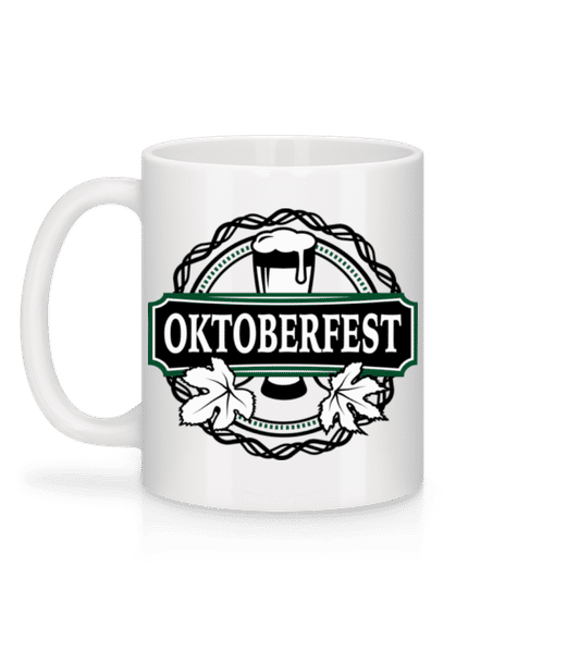 Aperçu: Oktoberfest - Mug en céramique blanc - Blanc - Derrière