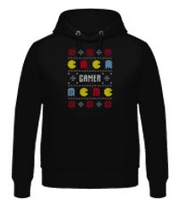 Gamer - Pánská mikina s kapucí - Černá - Napřed