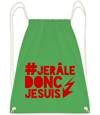 Donc Je Suis - Sac à dos Drawstring - Vert irlandais - Vorn