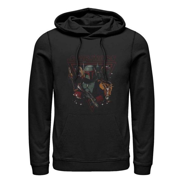 Aperçu: Star Wars - Le Livre de Boba Fett - Skupina Bounty Hunting - Unisex Sweat à capuche - Noir - Devant