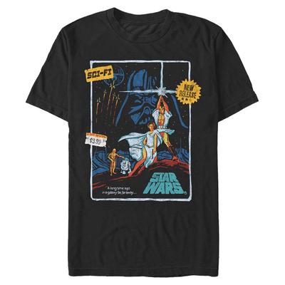 Star Wars - Skupina Vint Vhs - Männer T-Shirt - Schwarz - Vorne