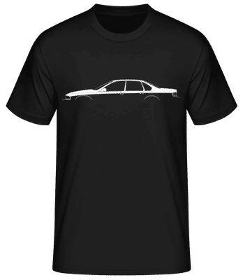 'Chevrolet Impala SS 1994' Silhouette - Camiseta básica para hombre - Negro - delante
