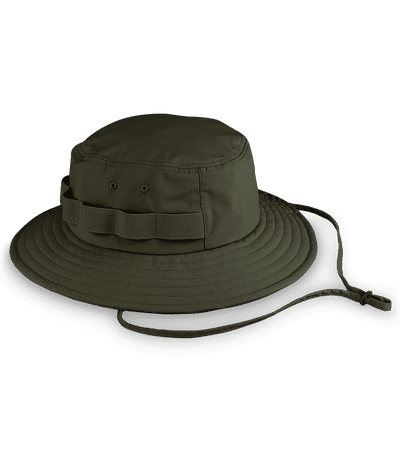 Outdoor Sun Hat - Olive - Back