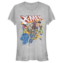 Marvel - X-Men - Skupina Xmen Distressed - Dámské Tričko