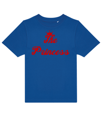 The Princess - Kinder T-Shirt B&C - Royalblau - Vorne