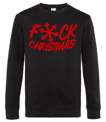 fuck Christmas - Pánska štandardná mikina - Čierna - Predné