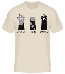 Schere Stein Papier · Männer Basic T-Shirt