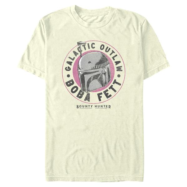 Aperçu: Star Wars - Book of Boba Fett - Boba Fett Light Outlaw - Homme T-shirt - Crème - Devant