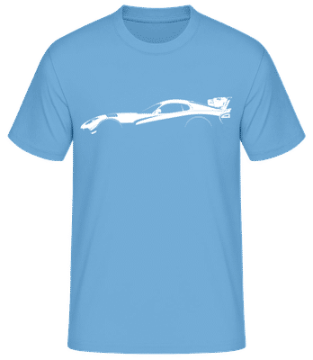 'Dodge Viper ACR' Silhouette - T-shirt standard Homme - Bleu clair - Devant