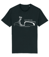 'Zündapp RS 50 Super' Silhouette - Männer Bio T-Shirt Stanley Stella 2.0 - Schwarz - Vorne