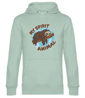 My Spirit Animal - Sudadera estándar para hombre - Verde menta - delante