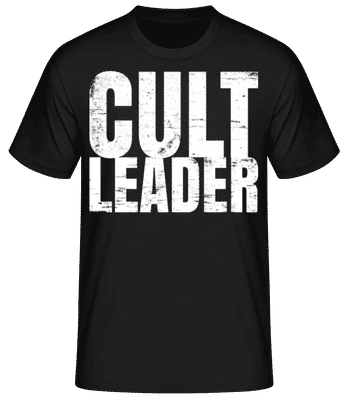 Cult Leader - T-shirt homme B&C - Noir - Devant