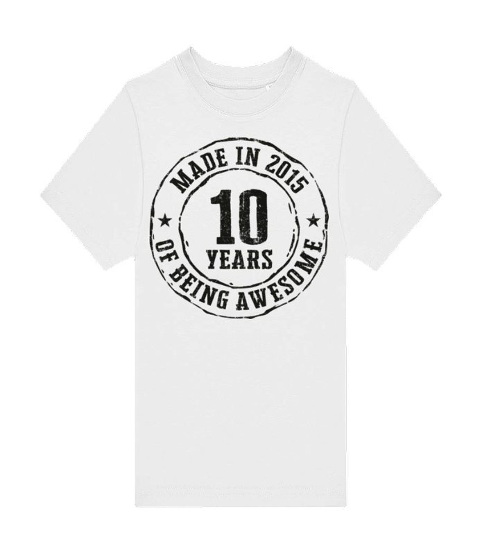 Aperçu: Made In 2015 - T-shirt homme B&C - Blanc - Devant