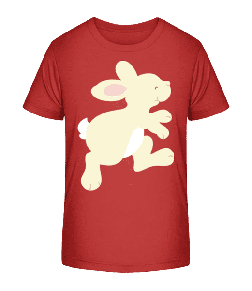 Aperçu: Enfant Comic - Liévre - T-shirt bio Enfant Stanley Stella 2.0 - Rouge - Devant
