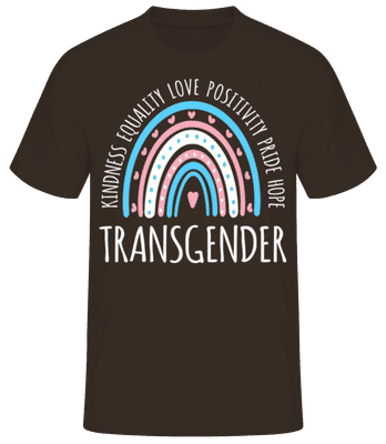 LGBTQ Transgender - T-shirt standard Homme - Marron - Devant