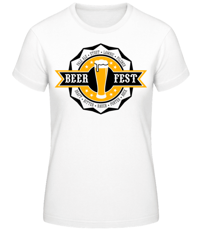 Preview: Beer Fest - Women's B&C T-Shirt - White - Front