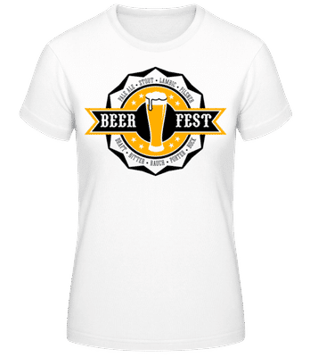 Beer Fest - Women's B&C T-Shirt - White - Front