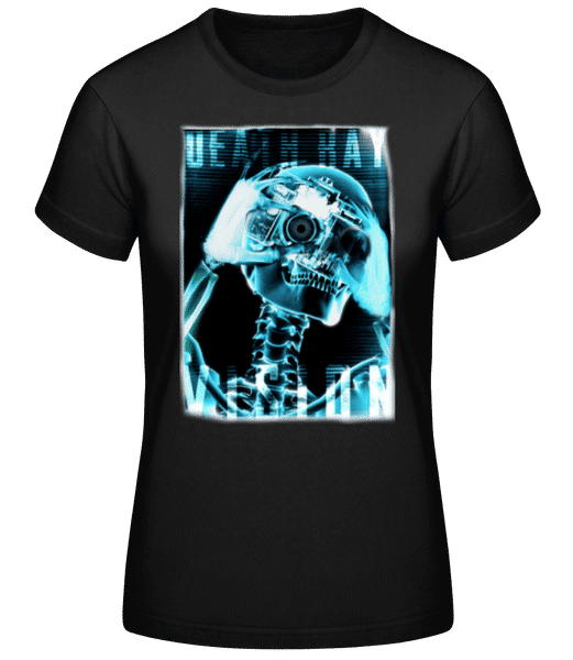 Aperçu: Squelette Radio - T-shirt standard Femme - Noir - Devant
