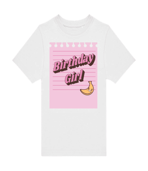 Aperçu: Birthday Girl - T-shirt homme B&C - Blanc - Devant