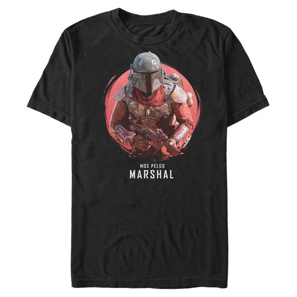 Aperçu: Star Wars - The Mandalorian - The Marshal MandoMon Epi Solar - Homme T-shirt - Noir - Devant