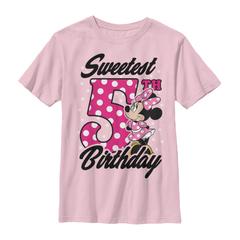 Disney Classics - Micky Maus - Minnie Maus Sweet 5th Birthday - Geburtstag - Kinder T-Shirt