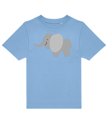 Bande dessinée pour enfants - Éléphant 4 - T-shirt enfants B&C - Bleu clair - Devant