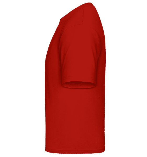Basketball Dunk Christmas -  T-Shirt Shirtinator homme - Rouge - Gauche