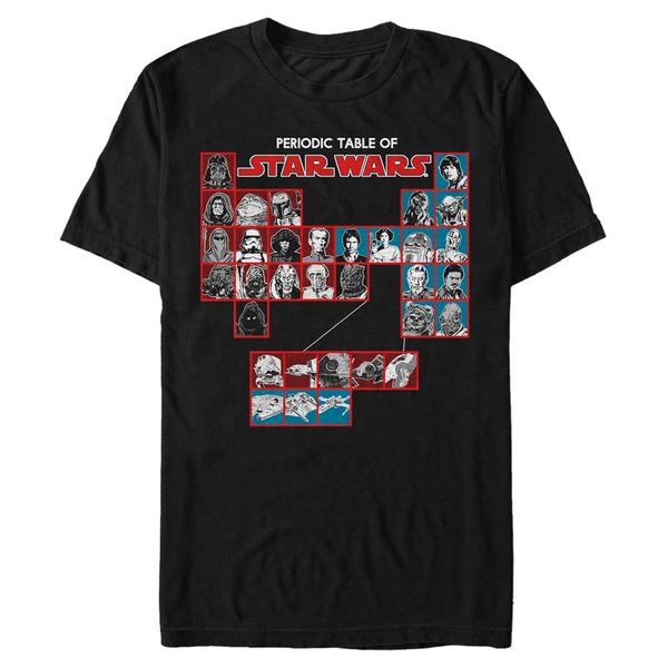Aperçu: Star Wars - Skupina Hero Chart - Homme T-shirt - Noir - Devant