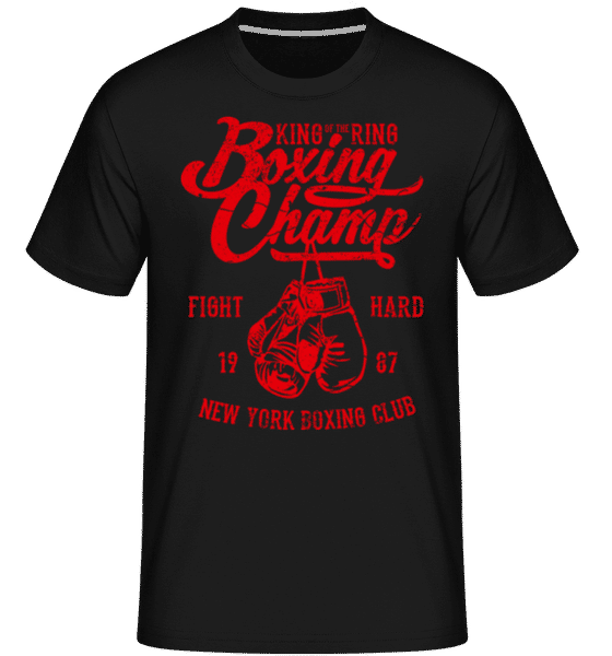 Preview: Boxing Champ -  Shirtinator Men's T-Shirt - Black - Front