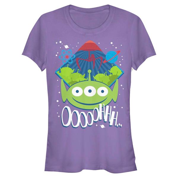 Aperçu: Pixar - Toy Story - Extraterrestres Alien Oooh - Femme T-shirt - Pourpre - Devant