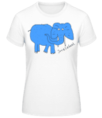 Irrelefant - Frauen Basic T-Shirt - Weiß - Vorne