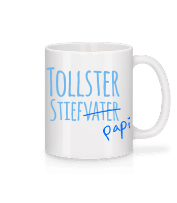 Tollster Stiefpapi - Tasse - Weiß - Vorne