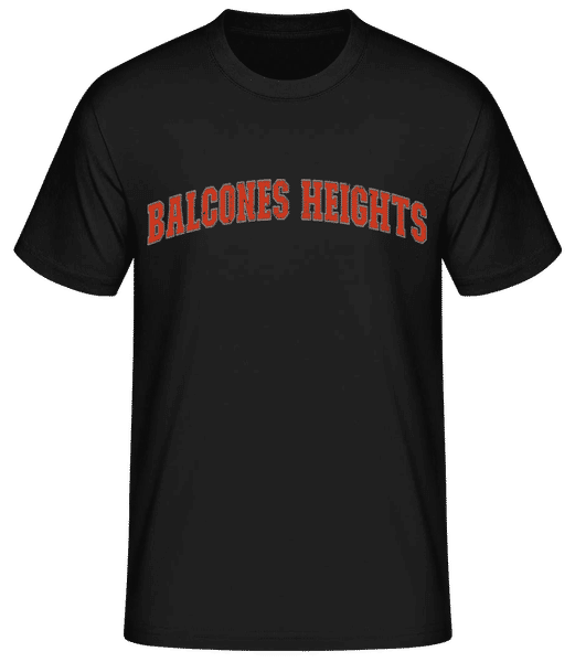 Aperçu: Balcones Heights - T-shirt standard Homme - Noir - Devant