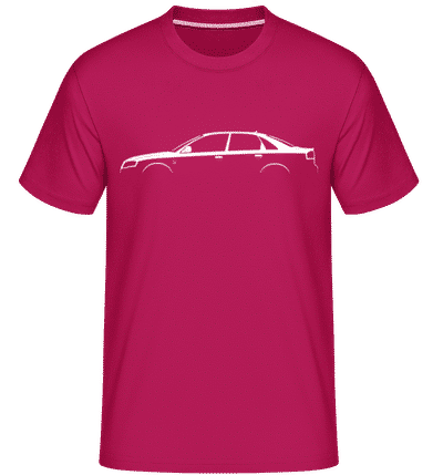 'Audi S1 (8X)' Silhouette - Shirtinator Men's T-Shirt - Magenta - Front