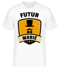 Futur Marié - T-shirt standard Homme - Blanc - Devant