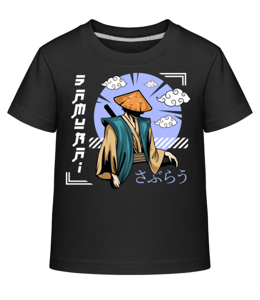 Preview: Samurai - Shirtinator kids' shirt - Black - Front
