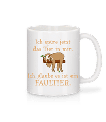 Das Tier In Mir Ist Ein Faultier · Tasse